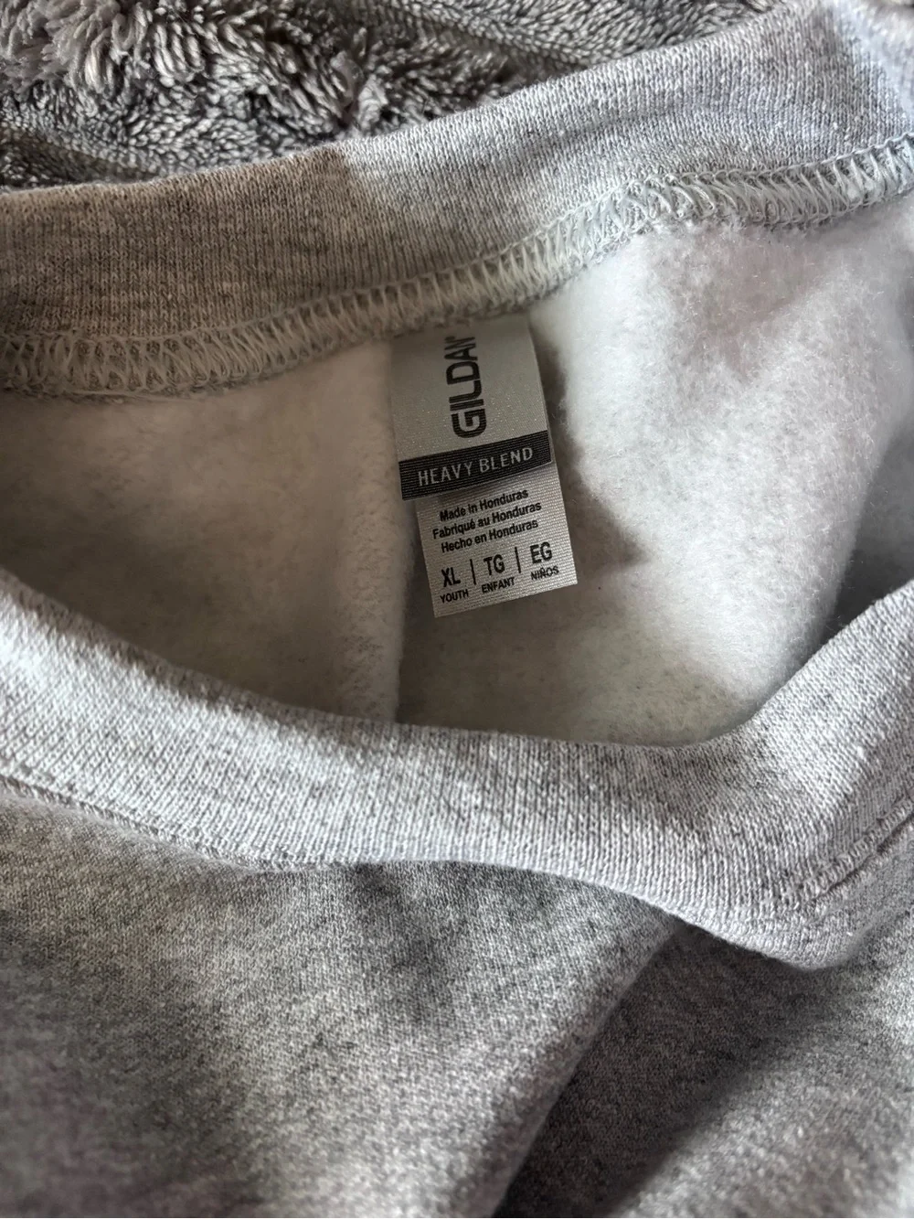 Gildan Heather Gray Men's Crewneck Sweatshirt Size XL